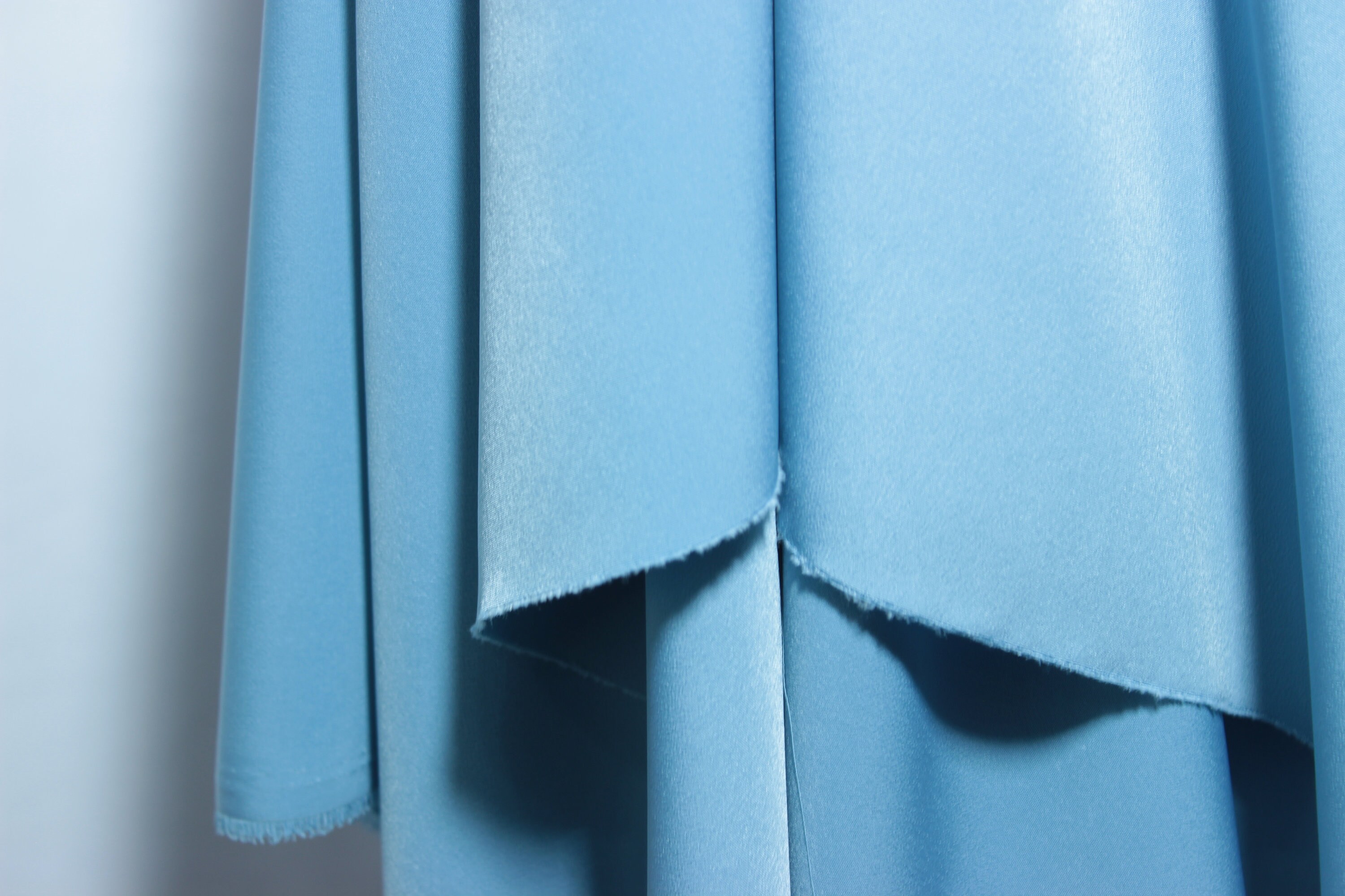 Tissu Crêpe Cristal : Crystal Crepe Fabric Ice Blue