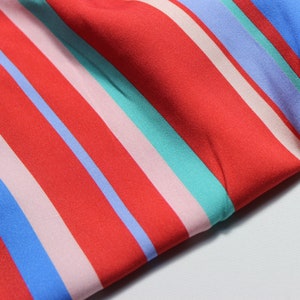 Viscose Fabric with Eye-catching, Strip Design Patterns And Free Design Position, High Quality, Clothing Fabric.Special. Width 150cm /59&quot;