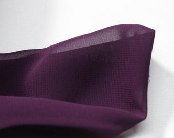 Eleganter Reiner Chiffonstoff - Perfekt für Brautkleider, Blusen, Schals, Wohnkultur und Handarbeiten - Verkauft pro Meter oder Yard