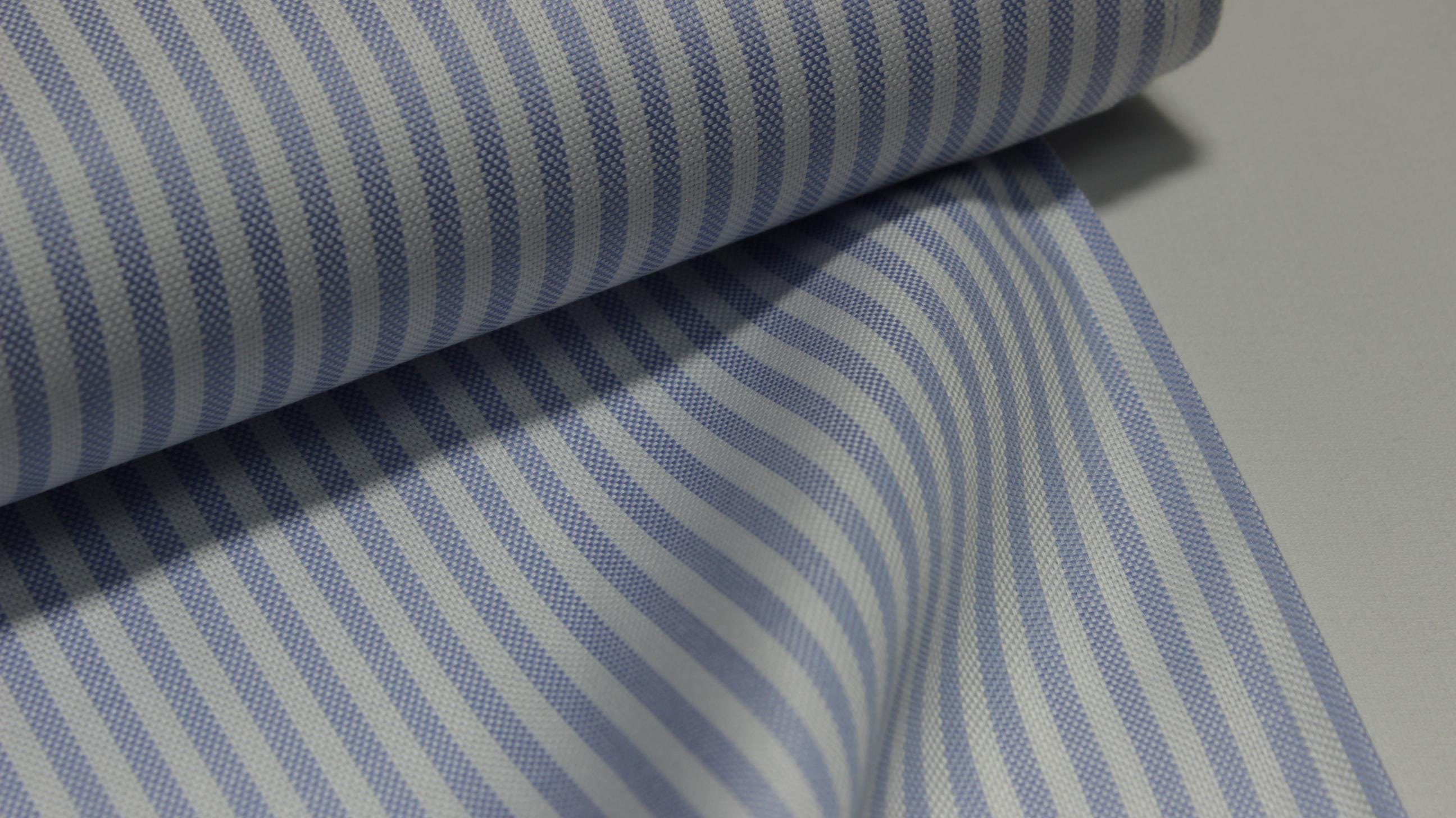 Striped Linen Fabric - Natural, Breathable, Eco-Friendly