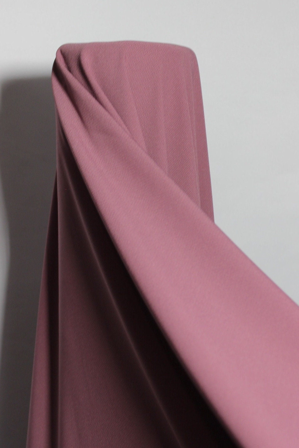 Crystal Crepe Fabric: Royal Rosewood