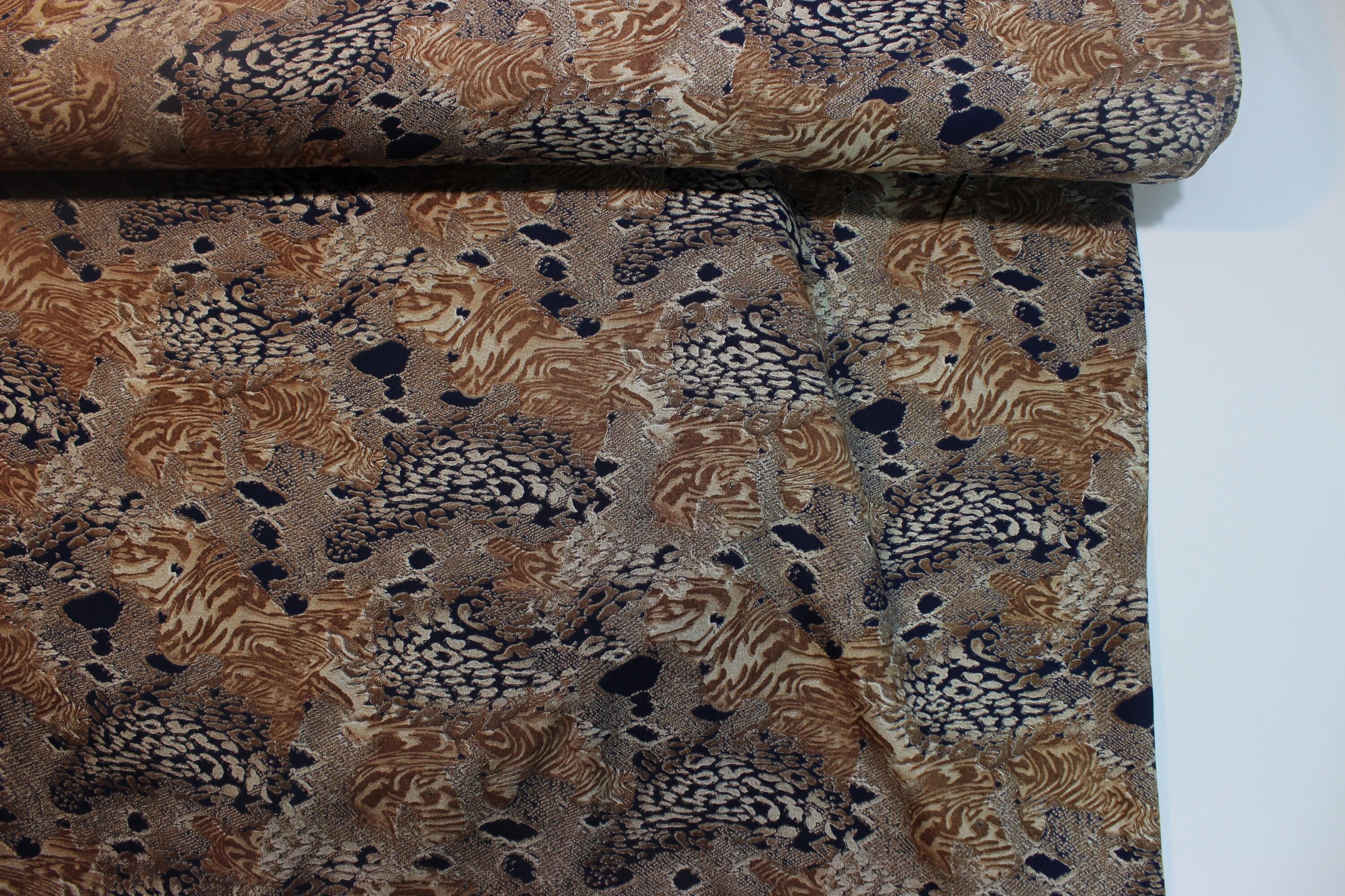 Viscose Fabric with Eye-catching, Leopard Design Patterns And Free Design Position, High Quality, Clothing Fabric.Special. Width 150cm /59"