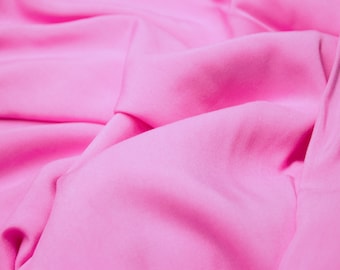 Soft Pink Viscose Fabric – Breathable, Natural, 59" Wide
