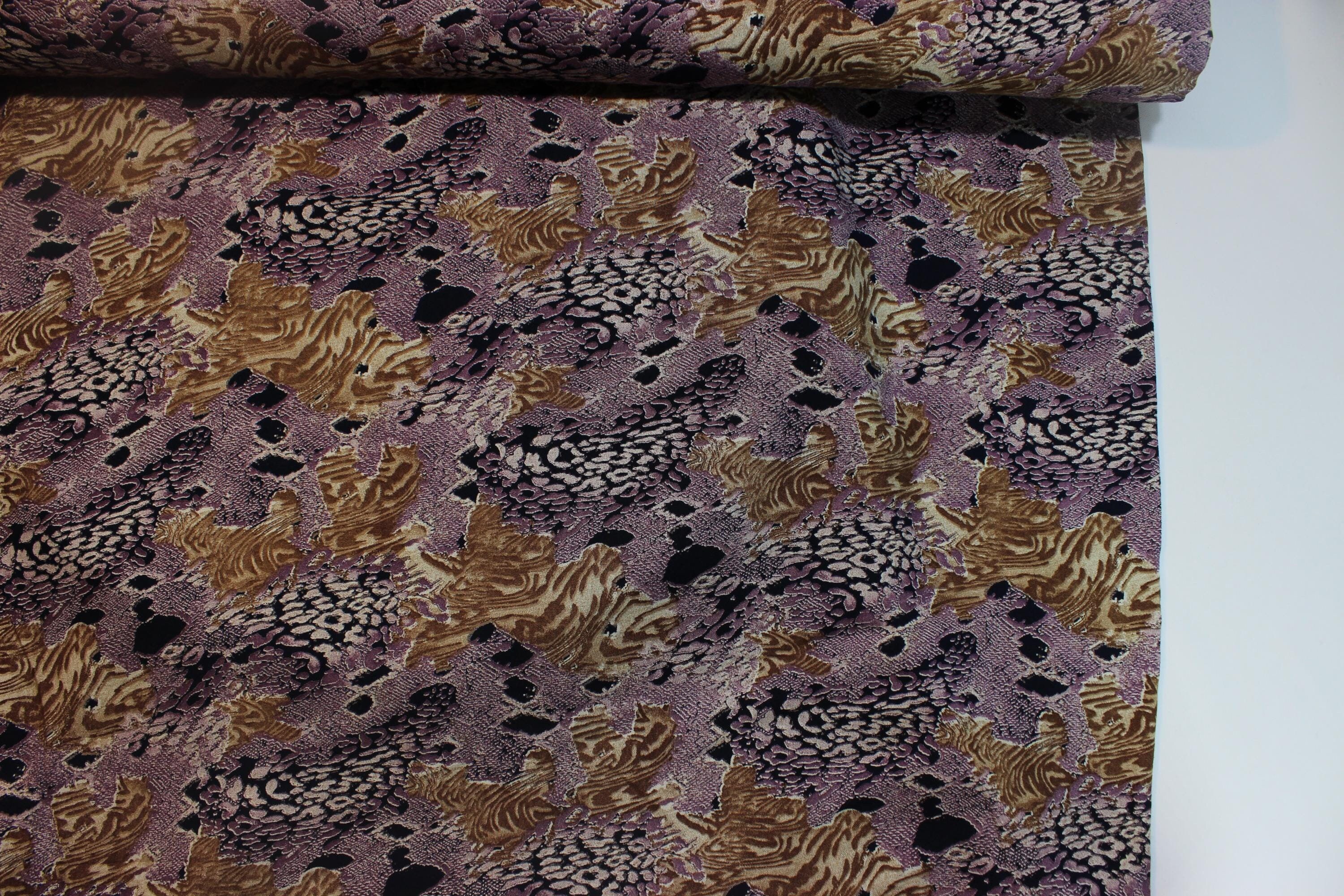 Viscose Fabric with Eye-catching, Leopard Design Patterns And Free Design Position, High Quality, Clothing Fabric.Special. Width 150cm /59"