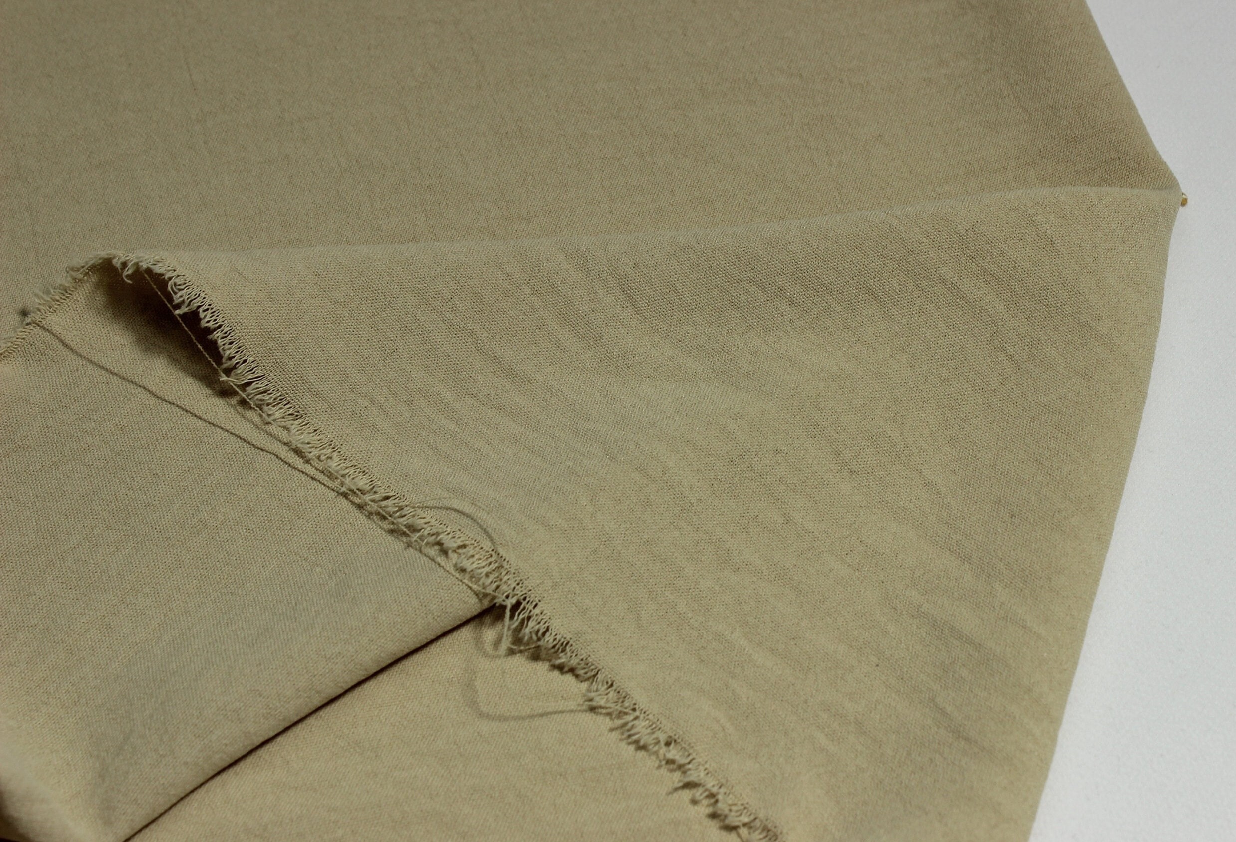 Beige Crinkled Aerobin Fabric – Turkish Polyester Viscose Blend