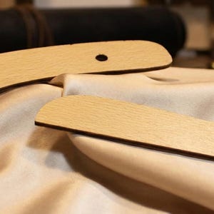 Wooden Sewing Ruler Set, Curve Rulers, Pattern Making Tools 7 pieces image 3