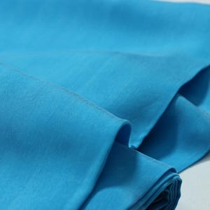 Cupro Stonewashed Fabric: Blue