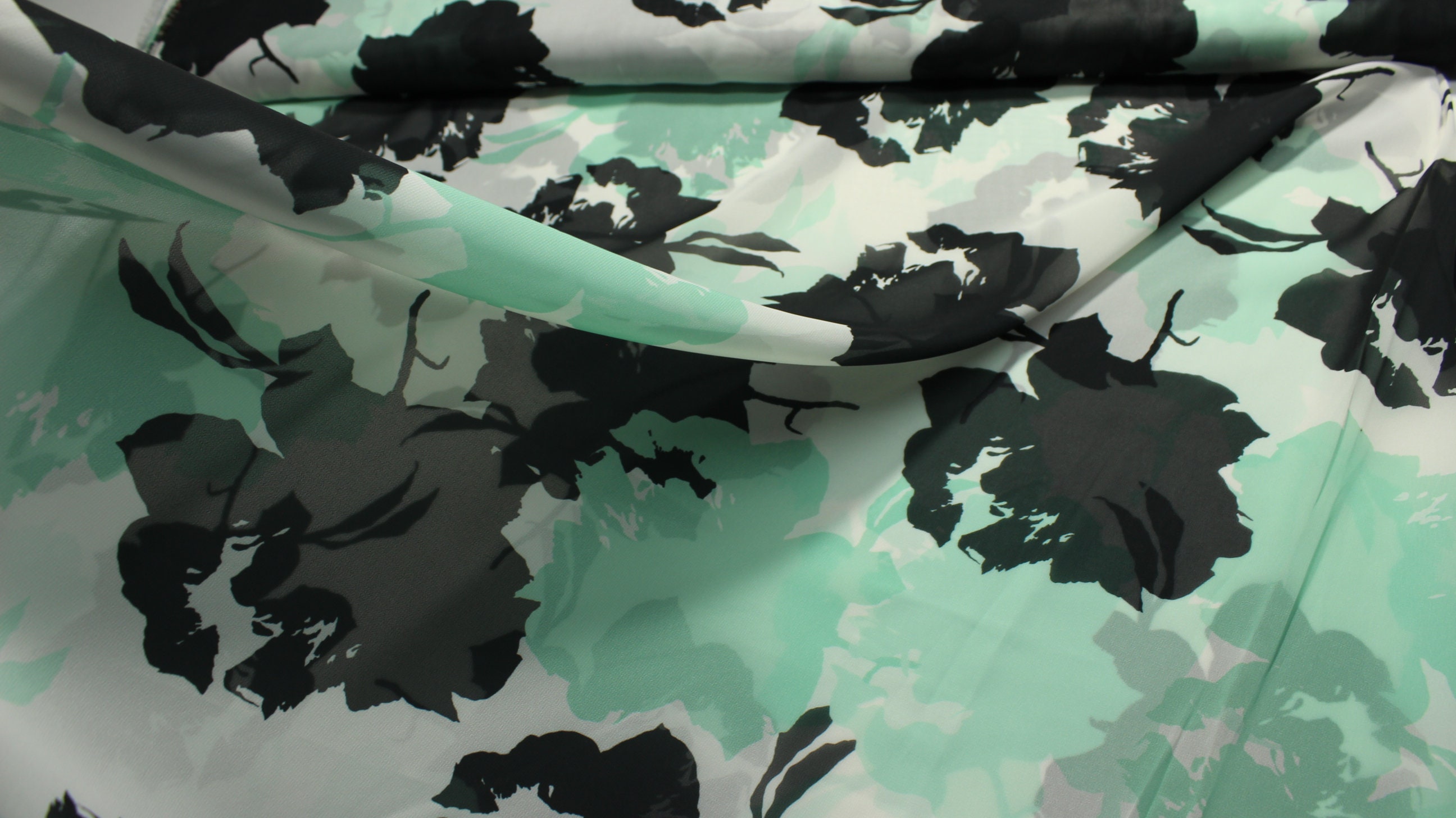 Floral Chiffon Fabric - Elegant, Soft and Sheer for Dresses, Scarves, Decor : DESİGN