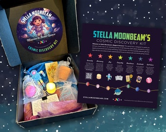 Stella Moonbeam: Mission to Inner Space - Cosmic Discovery Kit - Mental Health Therapy Activities - Gifts for Kids (Ages 5-11) and Families