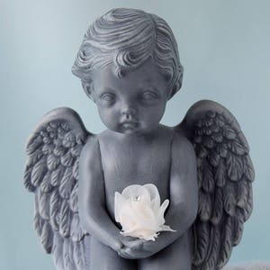 Ceramic Cherub, Angel Decor, Vintage Cherub, Gift for Mom, Mothers Day Gift