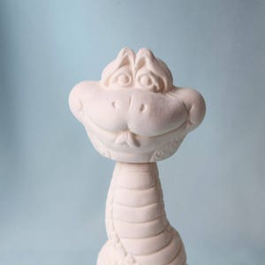 DIY Ceramic Bobblehead Snake: Paint-Your-Own Craft Kit for Kids, Parties & Valentine&#39;s Day Fun