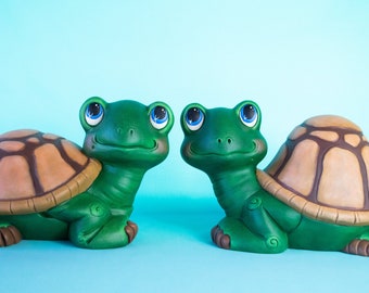 Large Garden Turtles | Ceramic Garden Statues | Tortoise Yard Art | Mother's Day Gift | Turtle Lover Gift | Choose Your Style