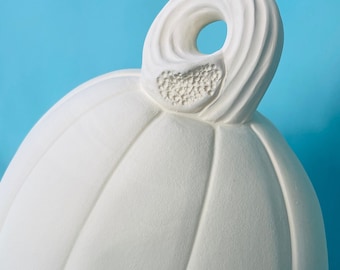 Slim Bisque Pumpkin | DIY Fall Craft | Ready To Paint | Ready To Glaze