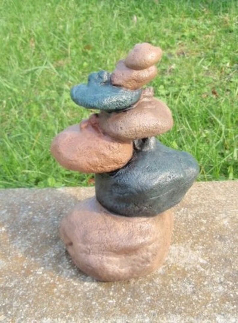 Stack of Stones Yard Art Garden Decor Gifts Under 25 Etsy