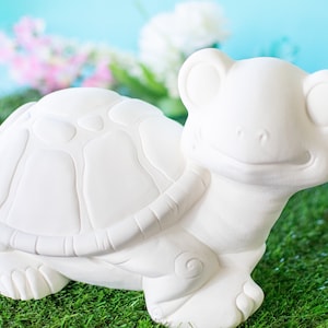 Large Garden Turtles | DIY Ceramic Bisque | Ready To Paint