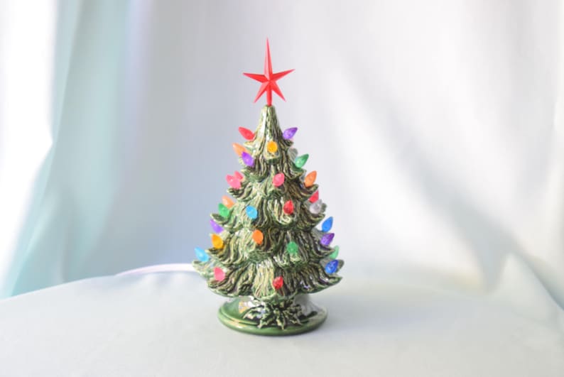 Vintage Ceramic Christmas Tree Etsy