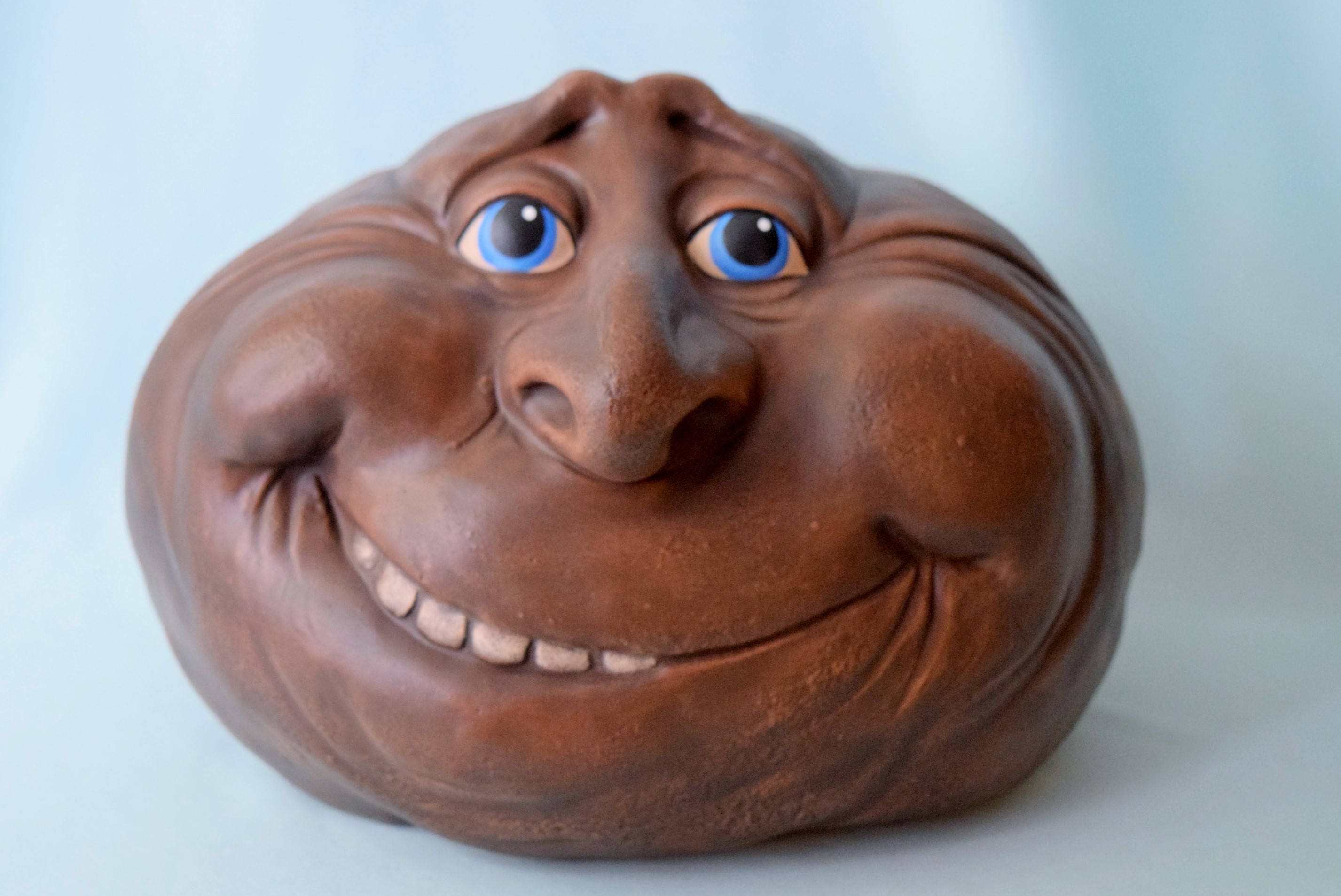 Large Rock Face Ceramic Yard Art - Etsy