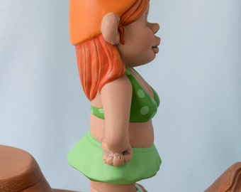 Statuetta Gnomo Con Stella Marina Portacandele – Decorazione Marittima In Resina 15,8x13,2x17 Cm, Idea Regalo Estate