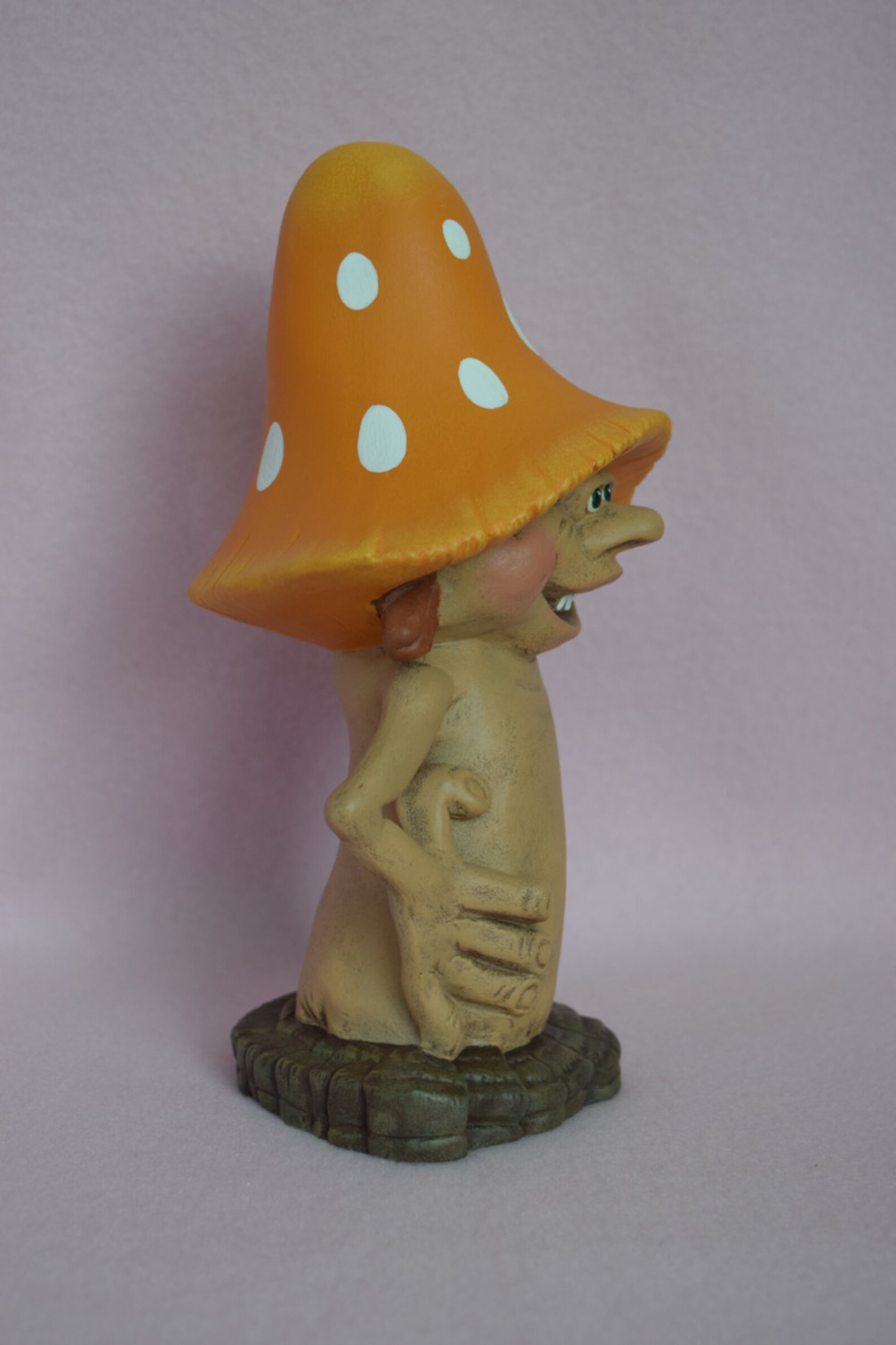 Yard Art Garden Decor Mushroom Yard Art Polka Dot Etsy