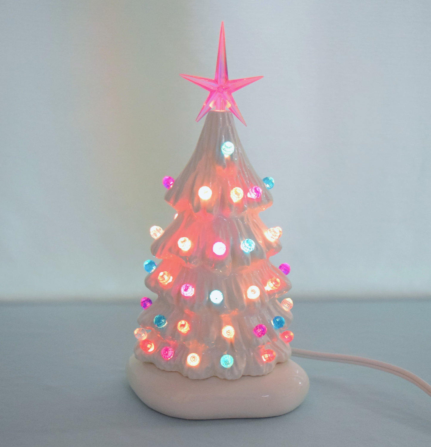 Pastel christmas on sale tree lights