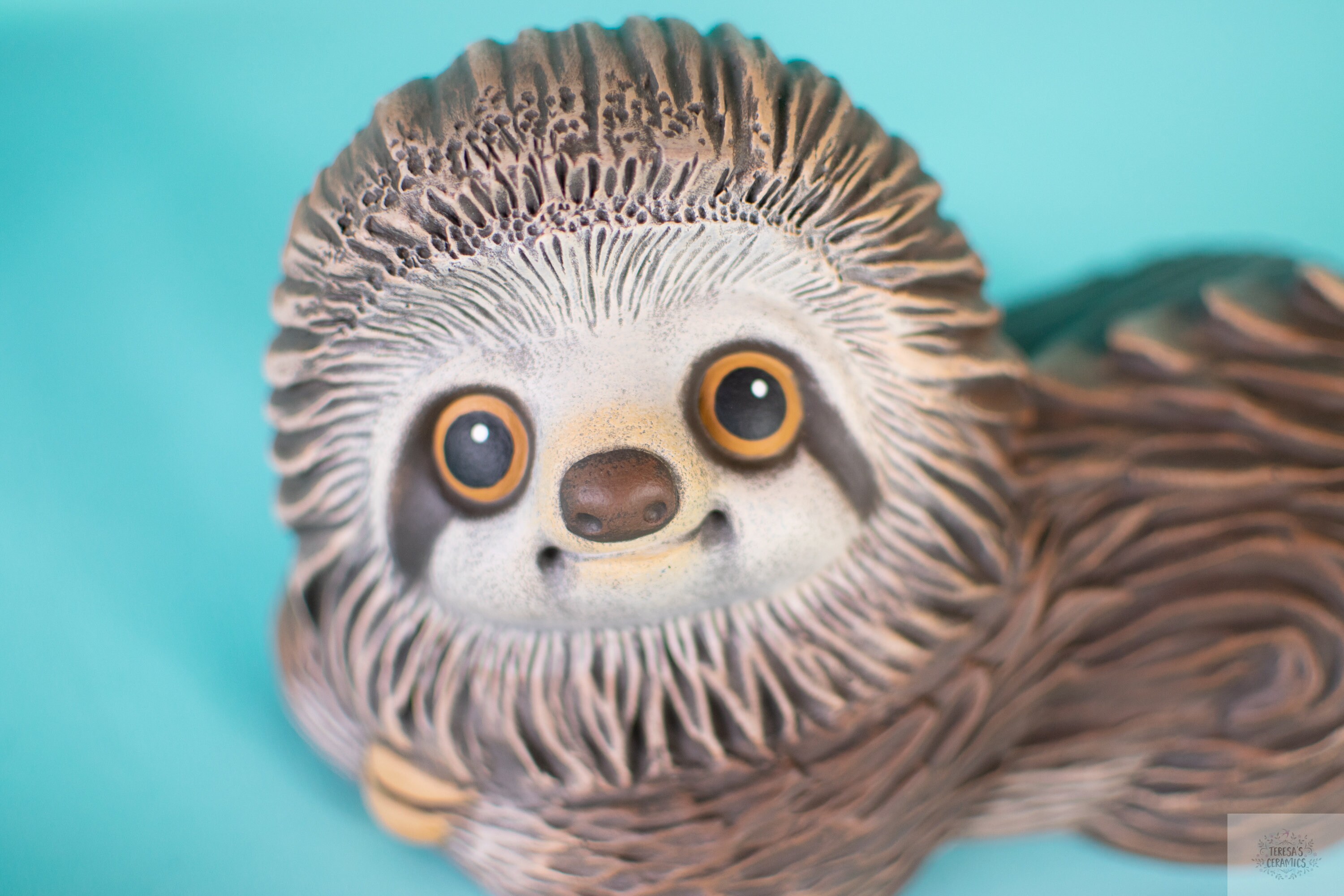 DIY Ceramic Ornament: Sloth - Tangle Artistry