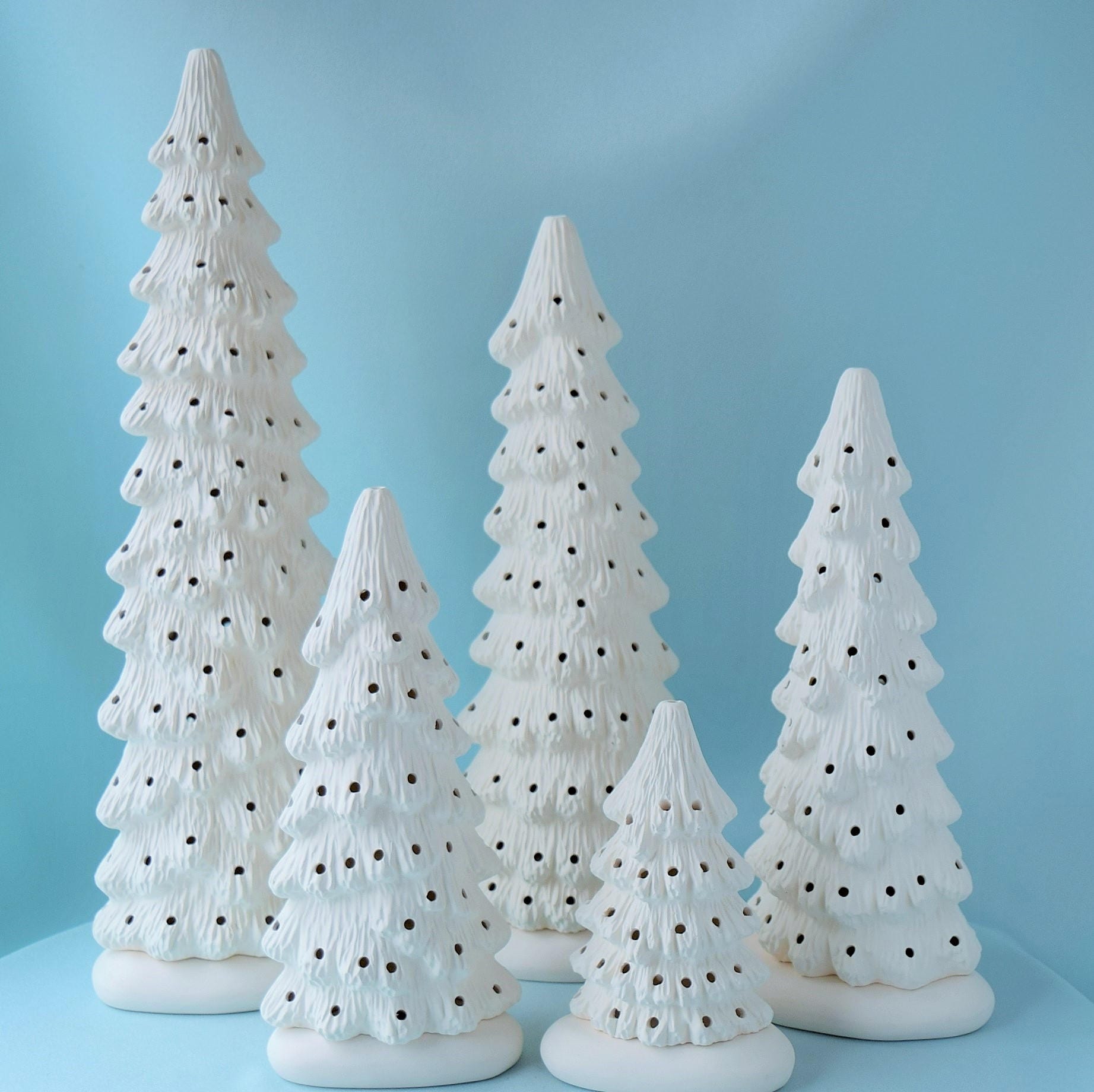 Árbol de Navidad delgado de 16 pulgadas de alto - Decoración navideña  vintage - Centro de mesa tradicional - Árbol de pueblo - Navidad - Etsy  México, image size:1843x1840