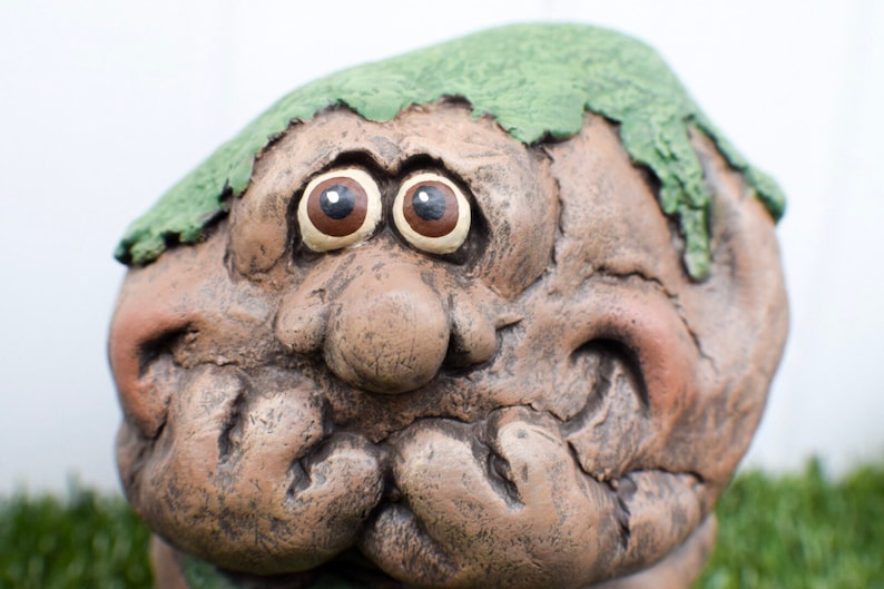 Rock Faces Speak No Evil Funny Face Garden Stone Decor