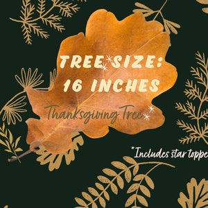 Ceramic Thanksgiving Tree Slim Fall Tree 5 Sizes to Choose From Autumn ...