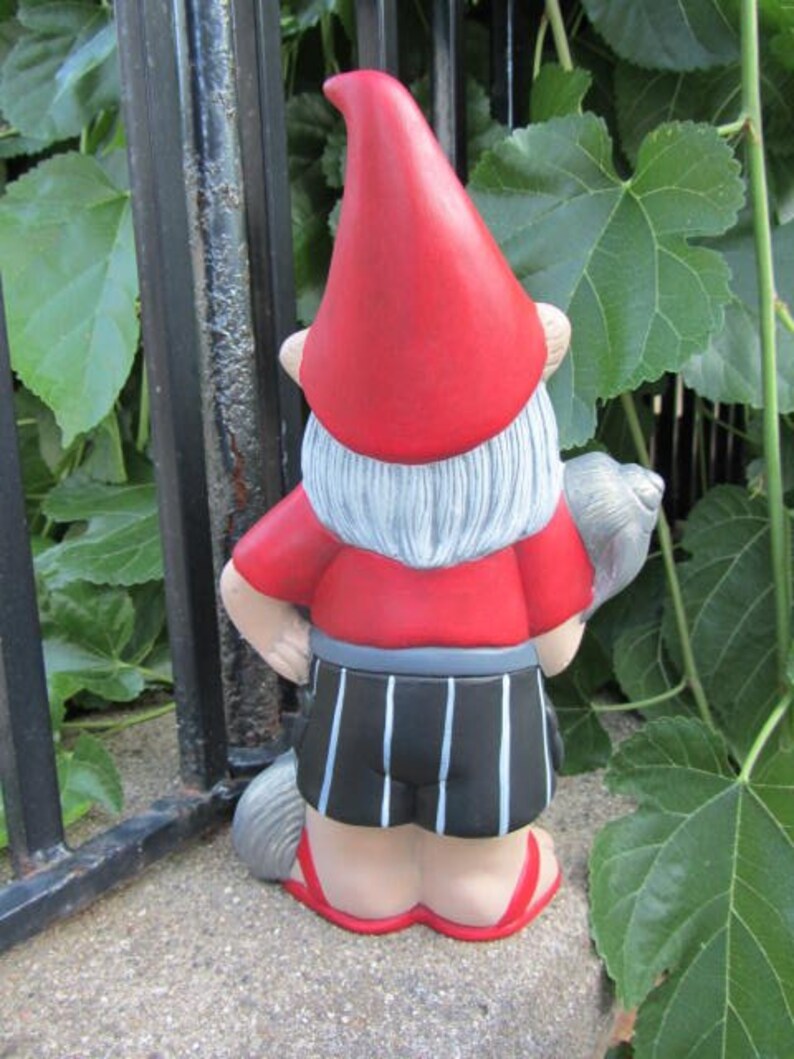 Gnome Holding a Seashell Beach Gnome Flip Flop Gnome Etsy