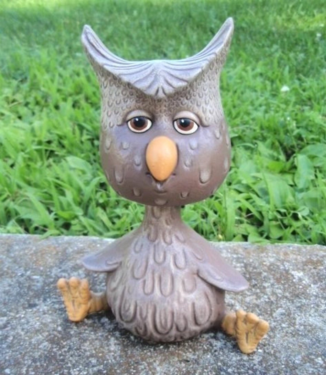 Owl Bobble Head Wise Owl Ceramic Owl Hoot Owl Teacher | Etsy