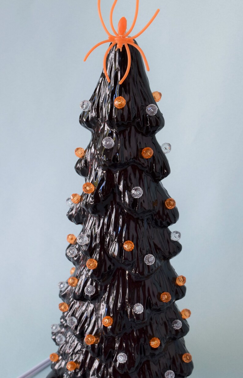 Ceramic Halloween tree Fall Centerpiece Halloween Decor Etsy