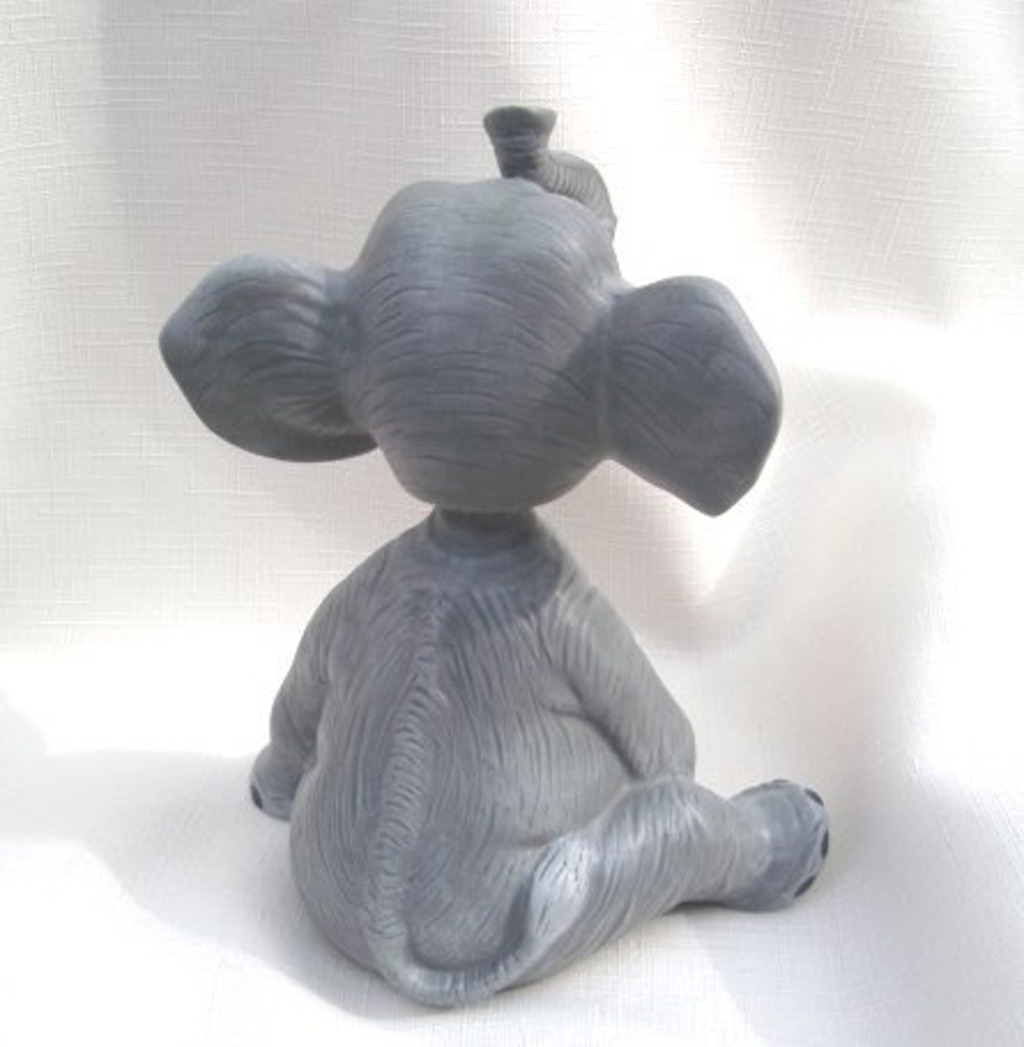 Bobble Head Elephant Ceramic Elephant Elephant Decor Etsy
