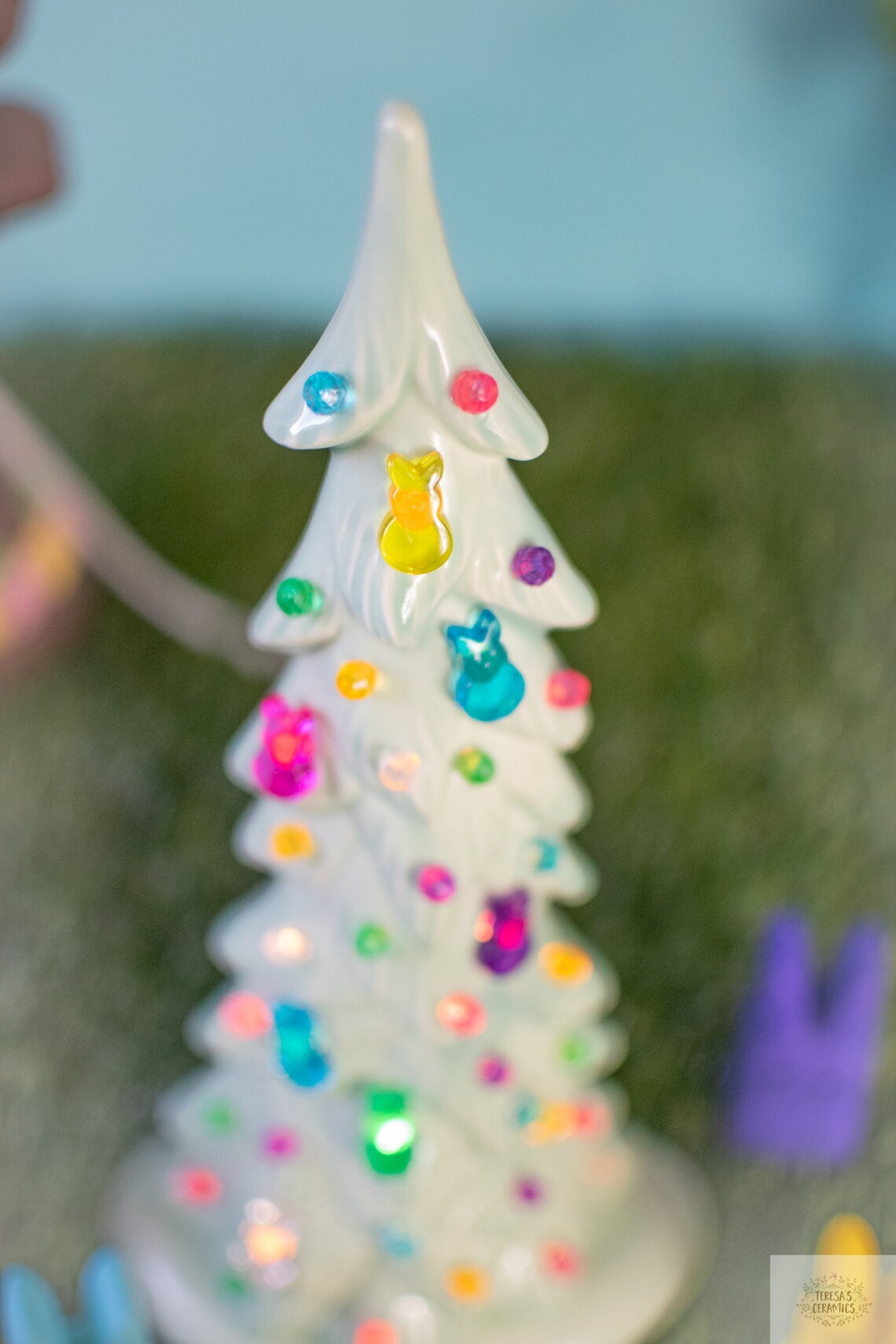 Easter Bunny Lights Peep Replacement Lights Ceramic Tree Etsy