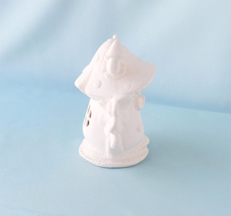 Ceramic Bisque Mushroom Fairy House Do It Yourself Ceramics Etsy