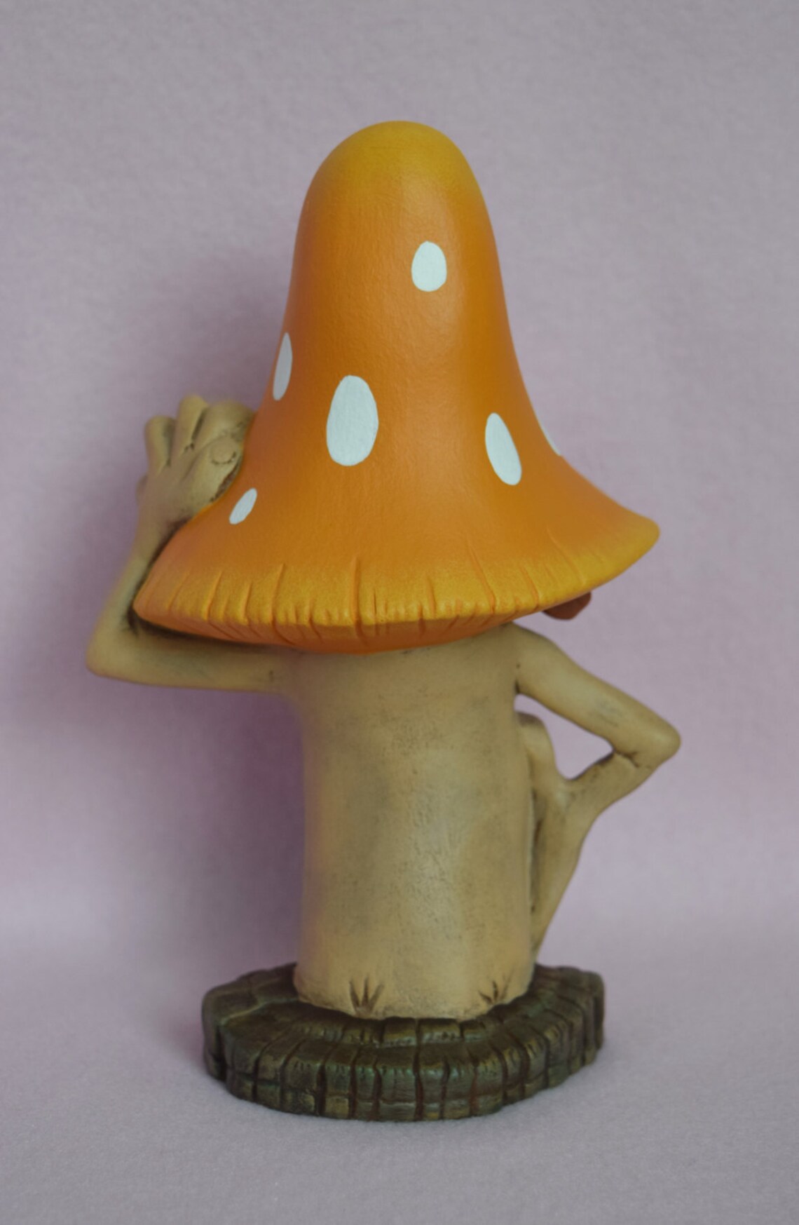 Yard Art Garden Decor Mushroom Yard Art Polka Dot Etsy