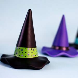 thumbnail image 2 of VICASKY 24pcs Miniature Witch Hats For Dollhouse Decor Cute Halloween Party Accessories For Crafts And DIY 2 of 13