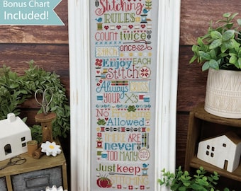 Primrose Cottage, STITCHING RULES