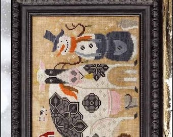 The COUNTRYMAN, Snowman Collector Series 10, Cottage Garden Samplings