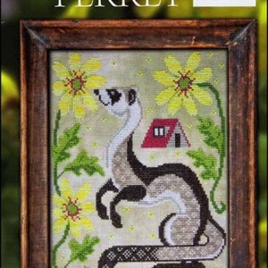 THE FERRET, by A year in the woods part 5, 10% off, Cottage Garden Samplings