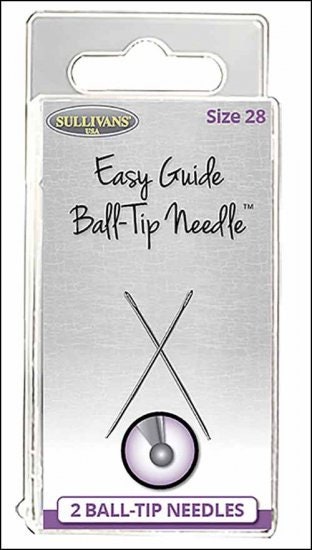 Easy Guide, Ball-Tip Cross Stitch Needles, Counted Cross Stitch, Sewing  Needles, Size 24, 26, 28, Ball Tip Needle, Sullivans, NEEDLE ONLY
