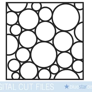 Circle Collage Background Cut Files for Scrapbooking