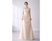 Prom Dress Satin in 130+ Colors |S1006|champagne gold| Long Formal Gown | 2026 Graduation Ball Outfit|Custom|vintage|y2k|80s|90s|2000s