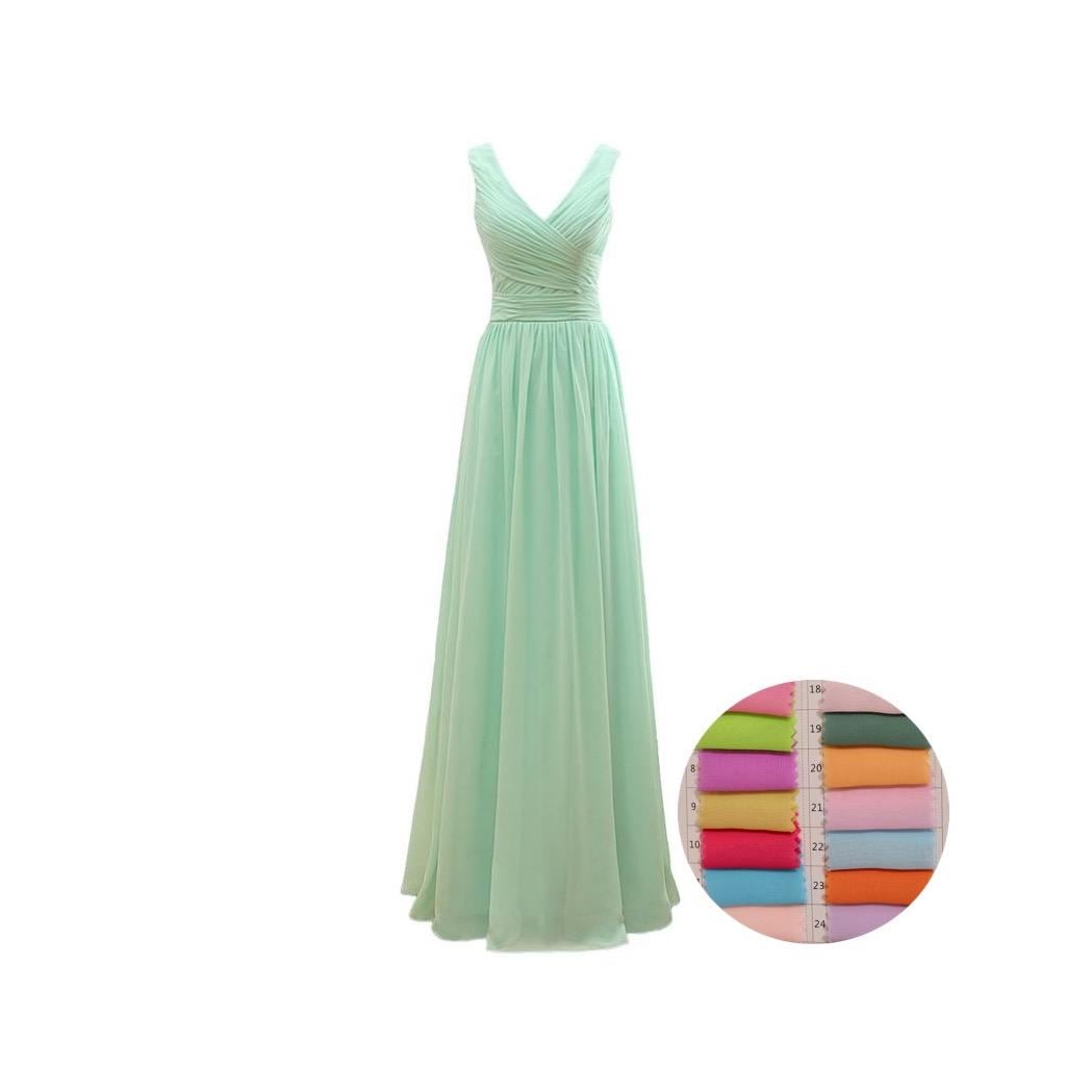 mint green chiffon bridesmaid dresses Mint Bridesmaid Dress Chiffon Size XL
