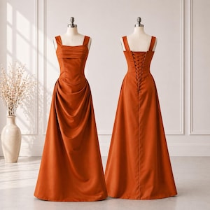 terracotta semi formal dress Dark Red Beaded Feather Ball Gown Wedding Dreses Plus Size Princess Dr –  Viniodress main image 0