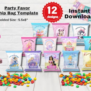 Modèle sur toile personnalisé de sacs à puces et d'étiquettes avec photos et motif Anniversaire, rentrée des classes, baby shower, cadeaux d'enfants