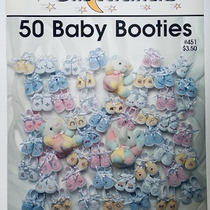 50 bucików dla niemowląt - Jeanette Crews Designs One Nighters Cross Stitch Ulotka nr 451