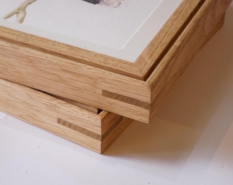 Custom Oak Picture Frame // Made to Measure Wooden Photo Frame