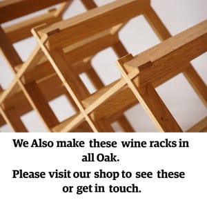Custom Solid Wood Wine Rack // Wine Holder // Hosting Decor image 10