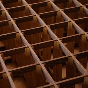 Custom Solid Wood Wine Rack // Wine Holder // Hosting Decor image 2