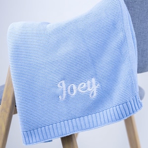 Personalized Baby Blanket, Custom Baby Blanket with Name, Baby Blankets for Boys and Girls,Cotton Baby Blanket,Baby Gift,Baby Shower Gift